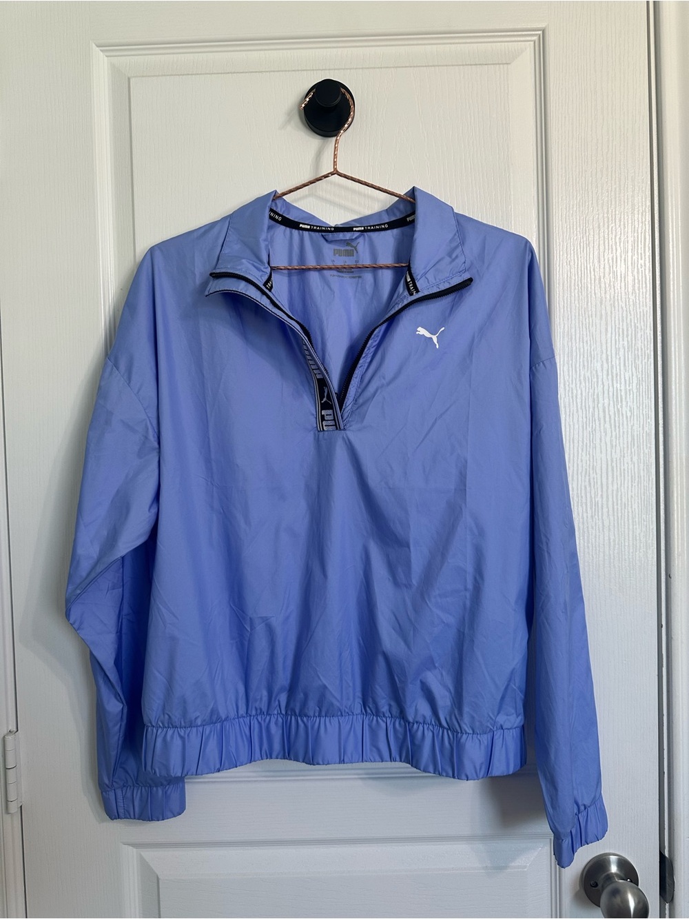 Puma Lavender Quarter-Zip Pullover Windbreaker